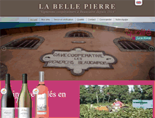 Tablet Screenshot of la-belle-pierre.com